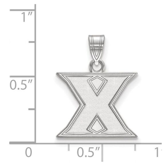 Sterling Silver Xavier U. Small Initial X Pendant - Picture 2 of 3